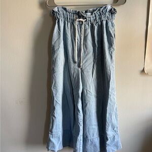 Top Shop Light Blue Wide-Leg Pants